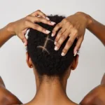 Massaging Scalp for Better Absorption