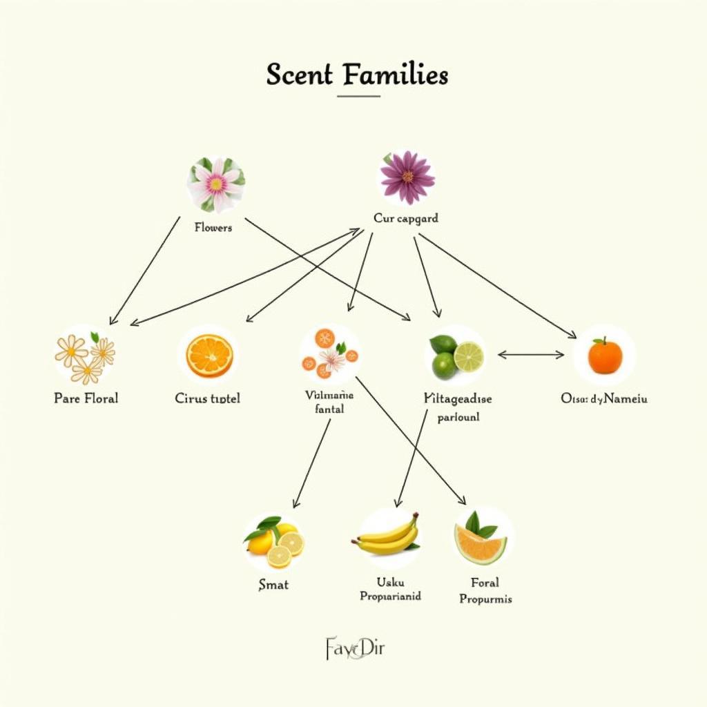 Chart of Scent Families