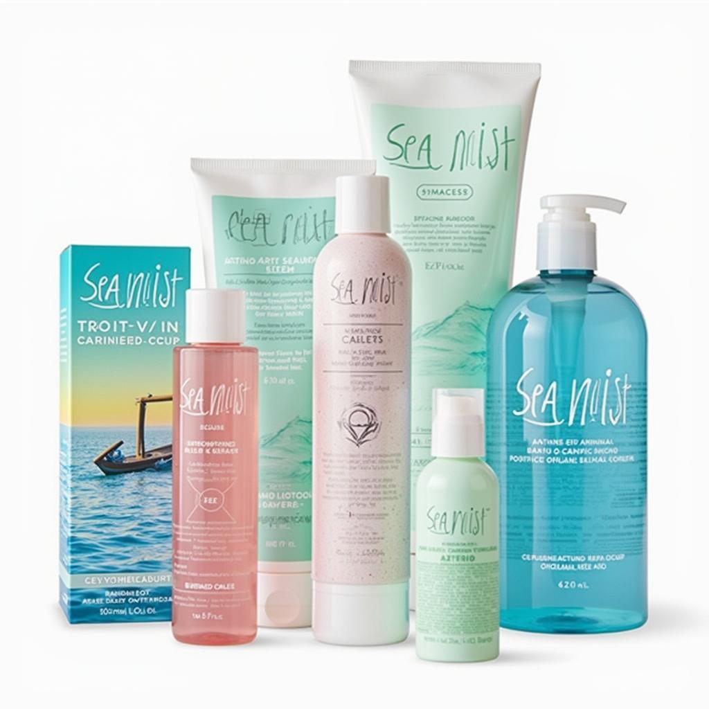 Various Sea Mist Scrub Products