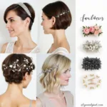 Various hairstyles for short hair using hair pieces