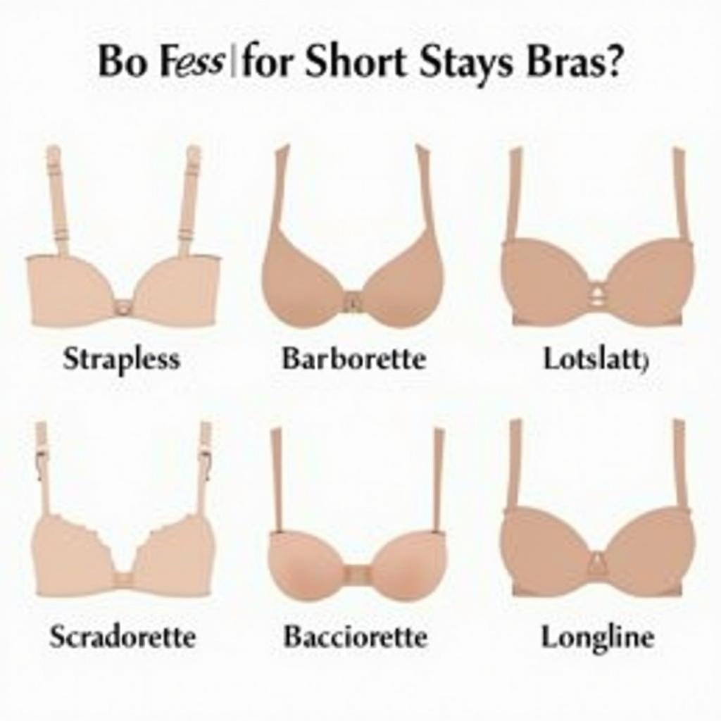 Different Styles of Short Stays Bras