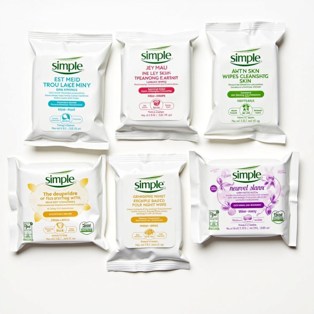 Various Types of Simple Cleansing Wipes