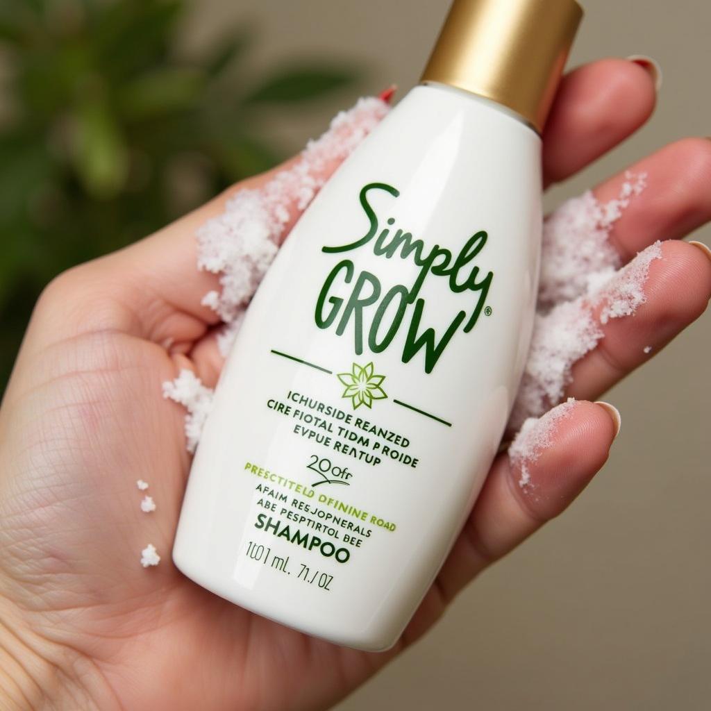 Simply Grow Shampoo Lather