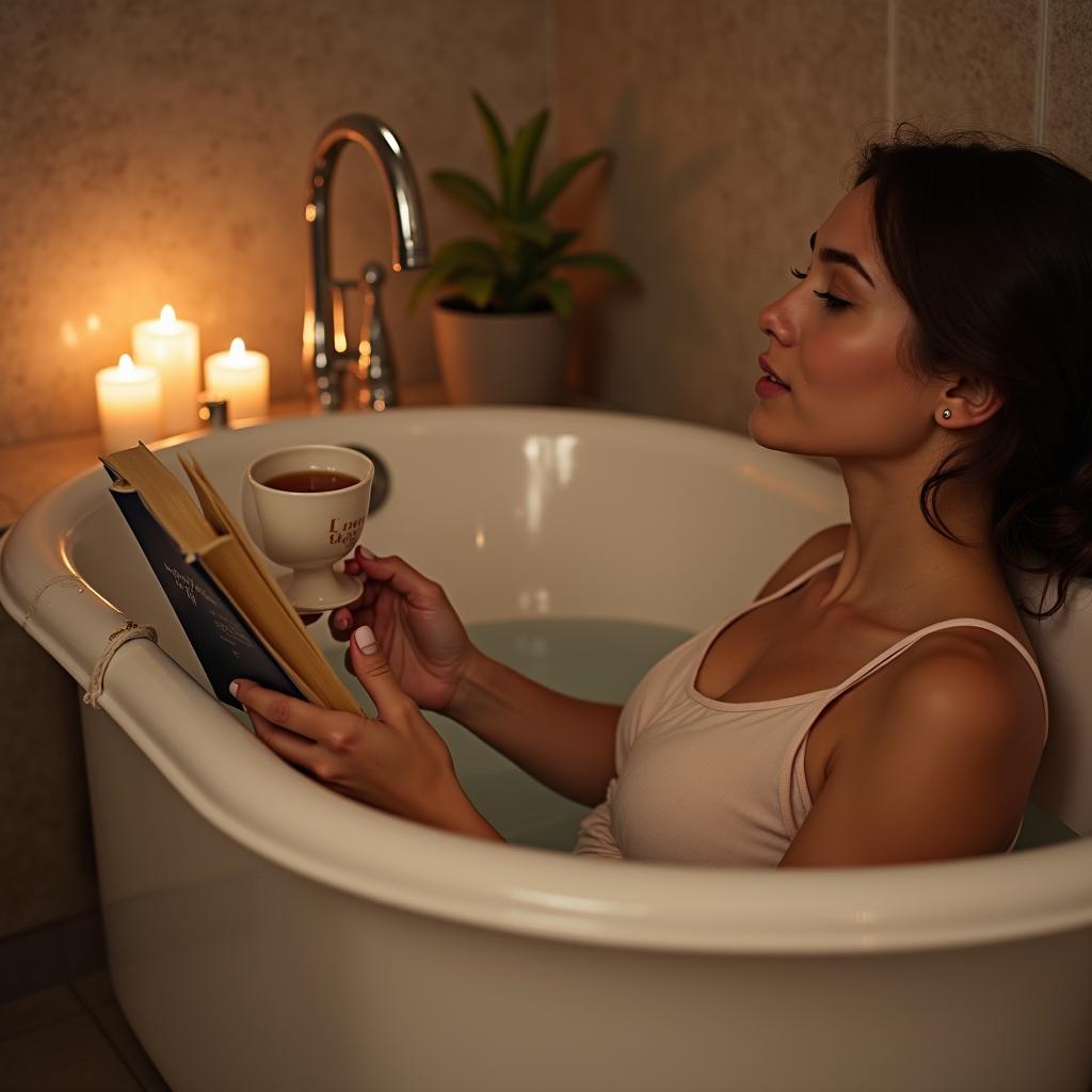 Solo Valentine's Bath Self-Care