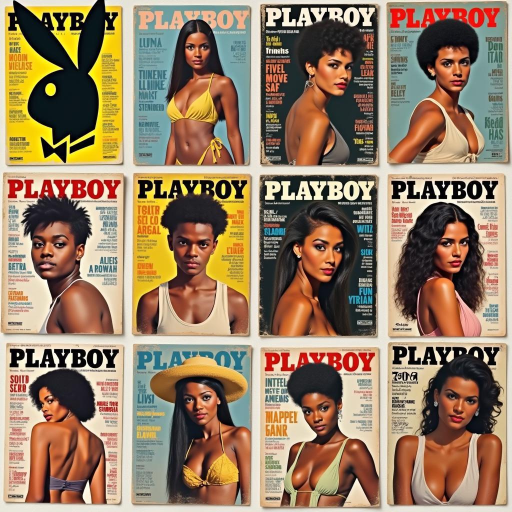 Early Covers of South African Playboy Magazine