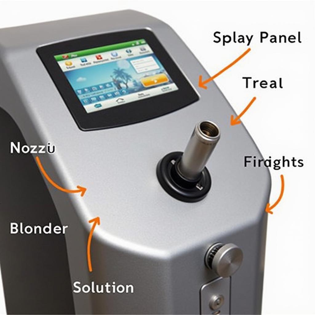 Spray Tan Machine Features Close-Up