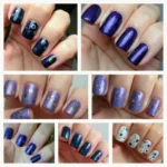 Starry Night Nail Polish Variations