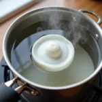 Sterilizing a butt plug in boiling water