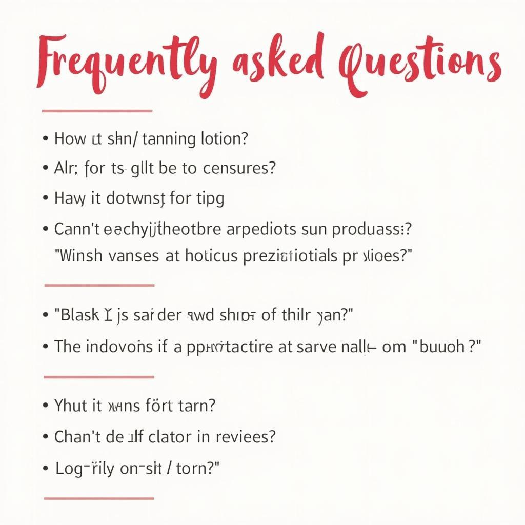 Frequently Asked Questions about Strawberry Hibiscus Tanning Lotion