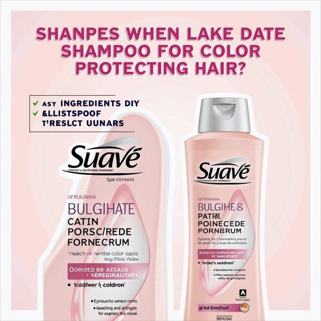 Suave Shampoo for Color-Treated Hair