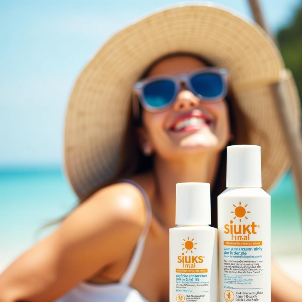 Protecting sensitive skin while tanning