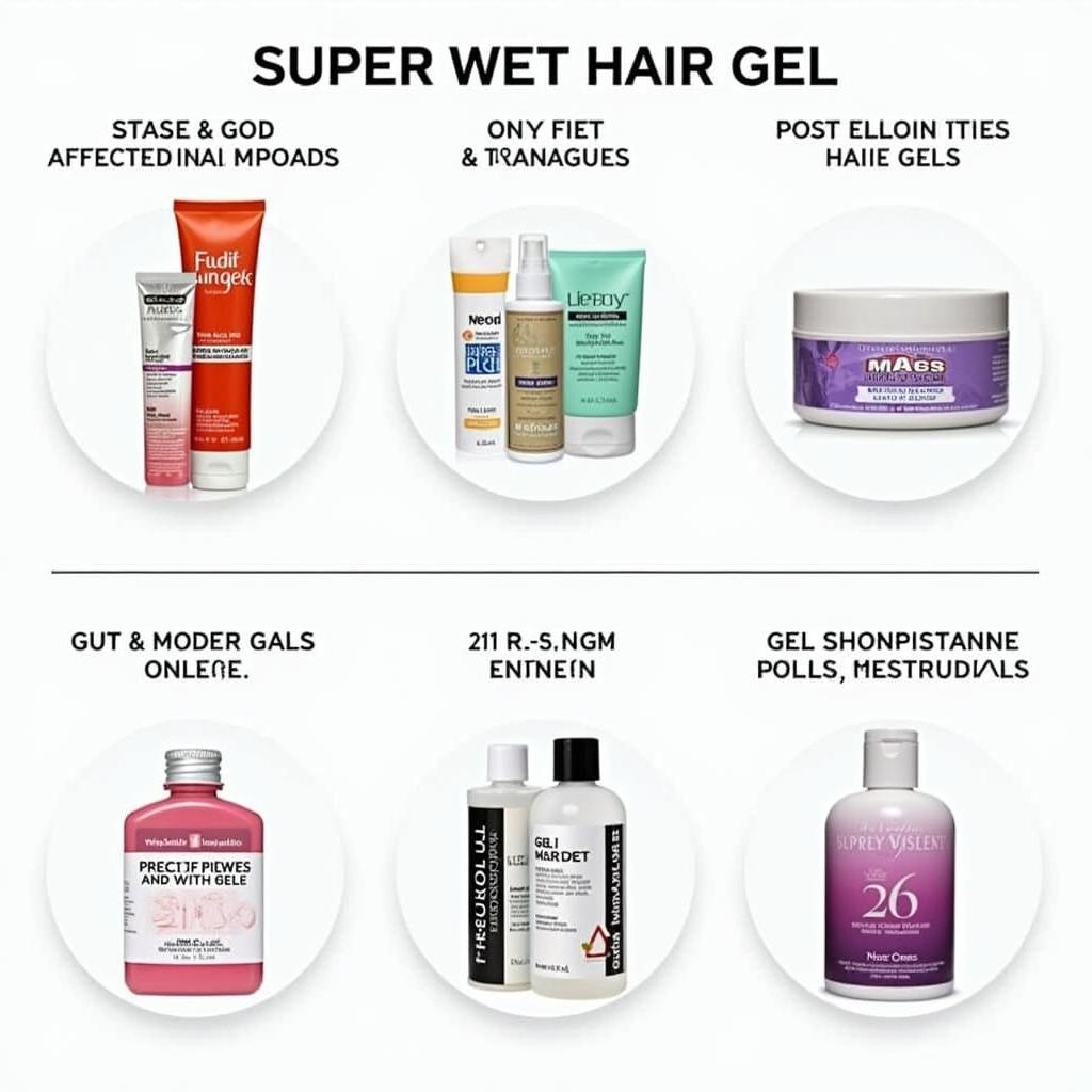 Different Types of Super Wet Hair Gel