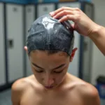 Wearing Swim Cap Over Gel-Applied Hair