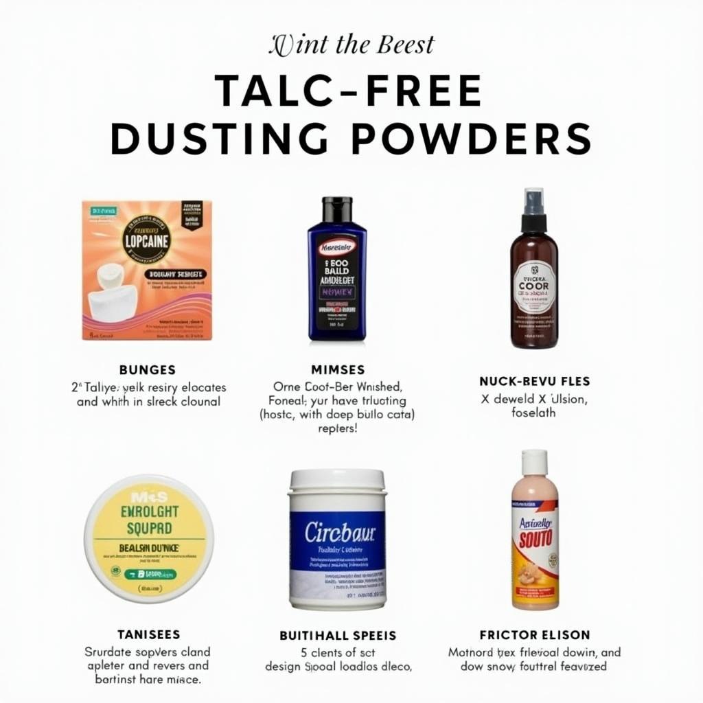 Talc-Free Dusting Powder Options