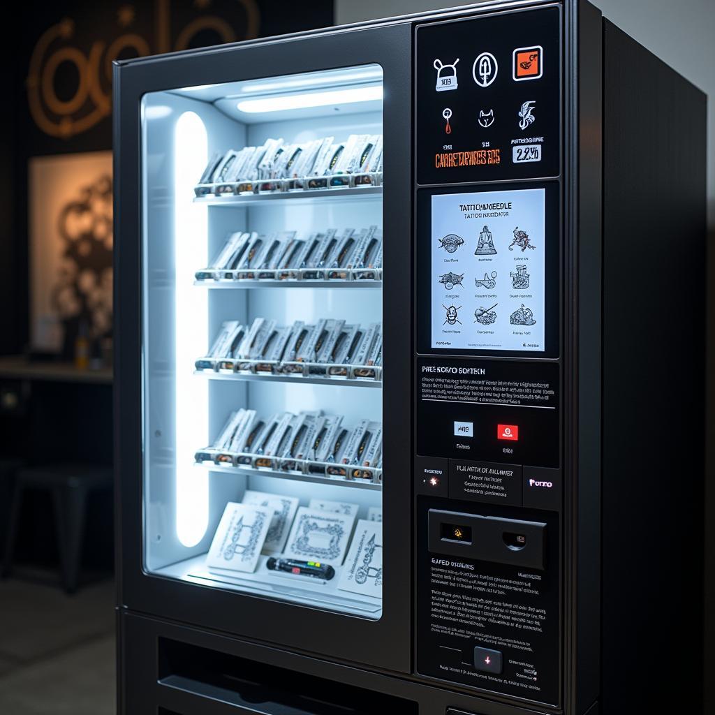 Conceptual Image of a Tattoo Vending Machine