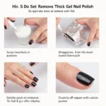 Proper Removal of Thick Gel Nail Polish