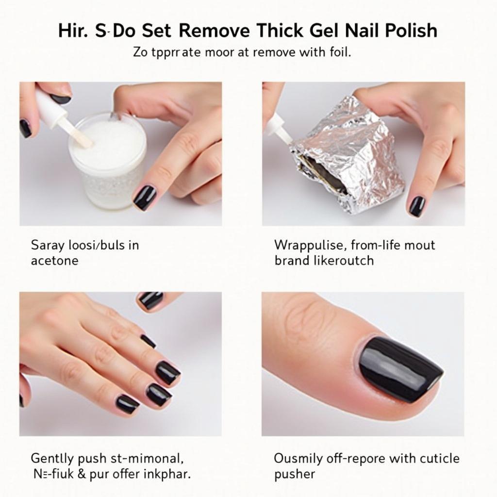 Proper Removal of Thick Gel Nail Polish