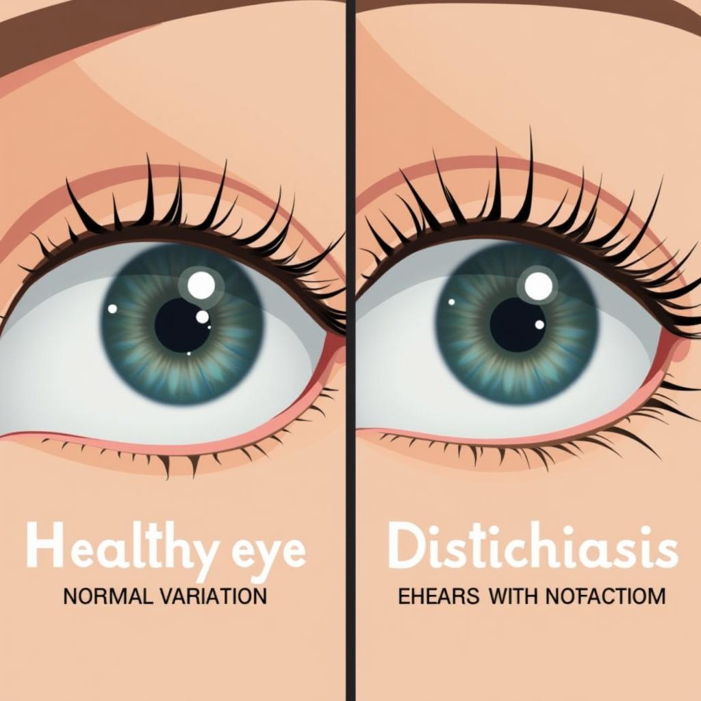 Three Eyelashes and Potential Medical Concerns