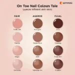 Toe Nail Colors for Different Skin Tones