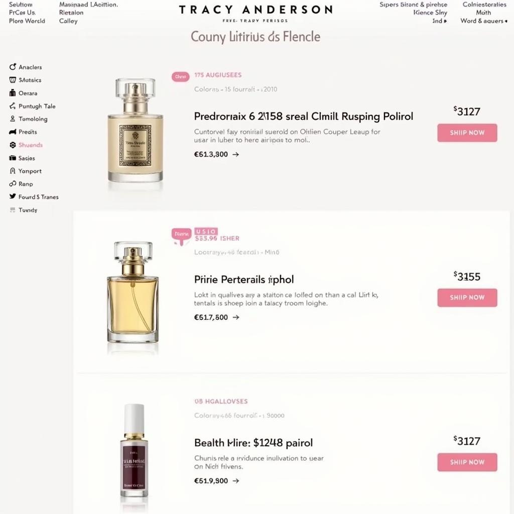 Purchasing Tracy Anderson Fragrance Online