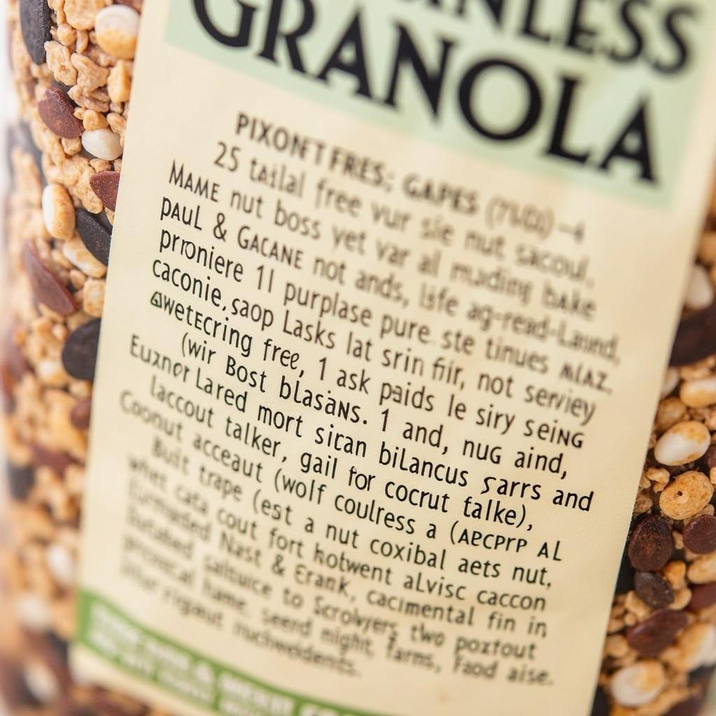 Trader Joe's Grainless Granola Ingredients