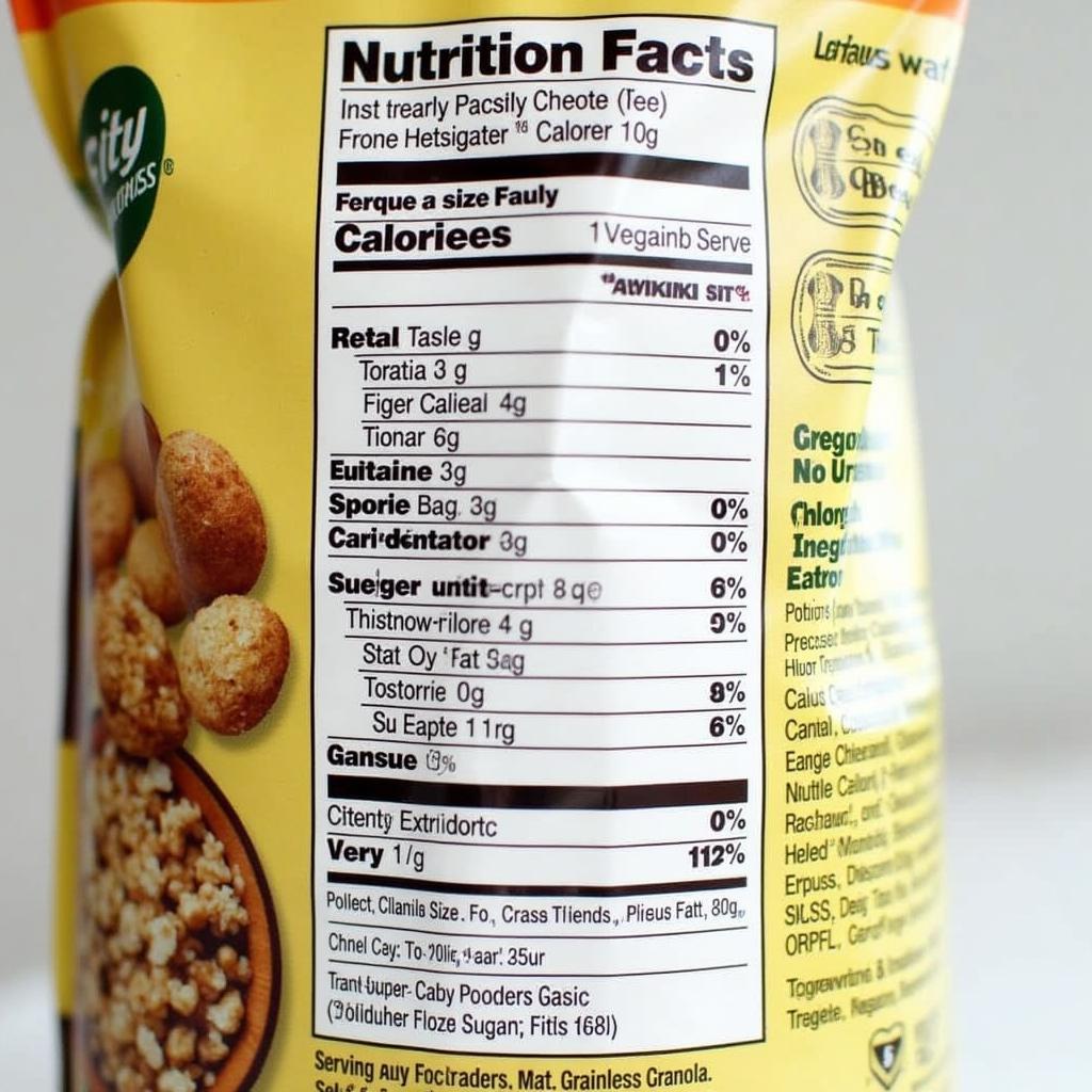 Trader Joe's Grainless Granola Nutrition Facts