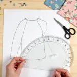 Using a Transparent Flexible Ruler in Sewing