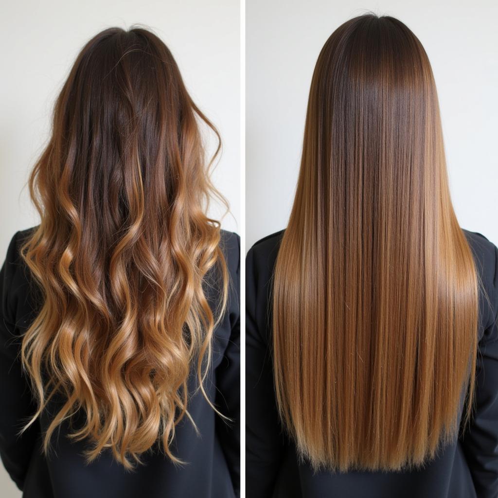 True Keratin Before and After