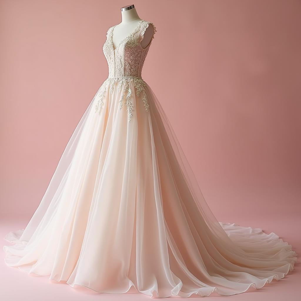 Tulip Tint Wedding Dress