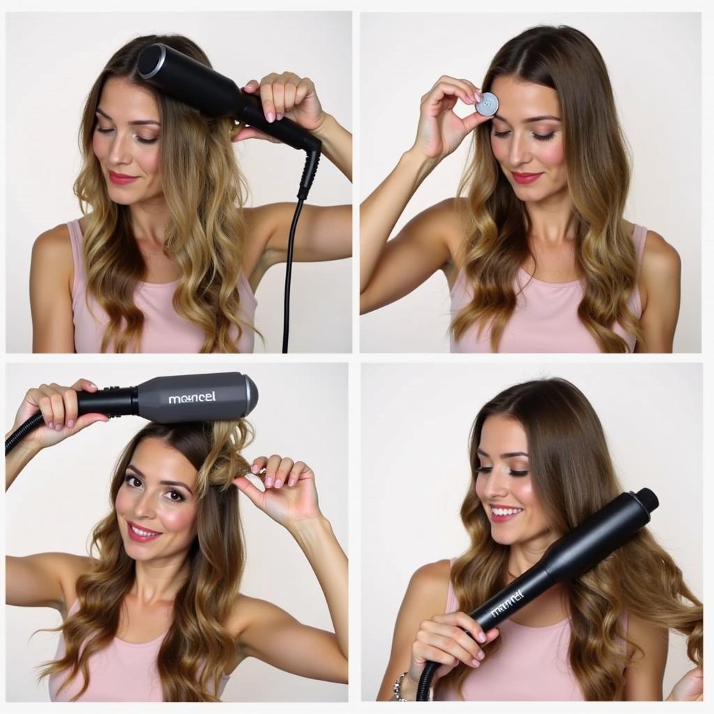 Step-by-Step Guide on Using a Marcel Curling Iron