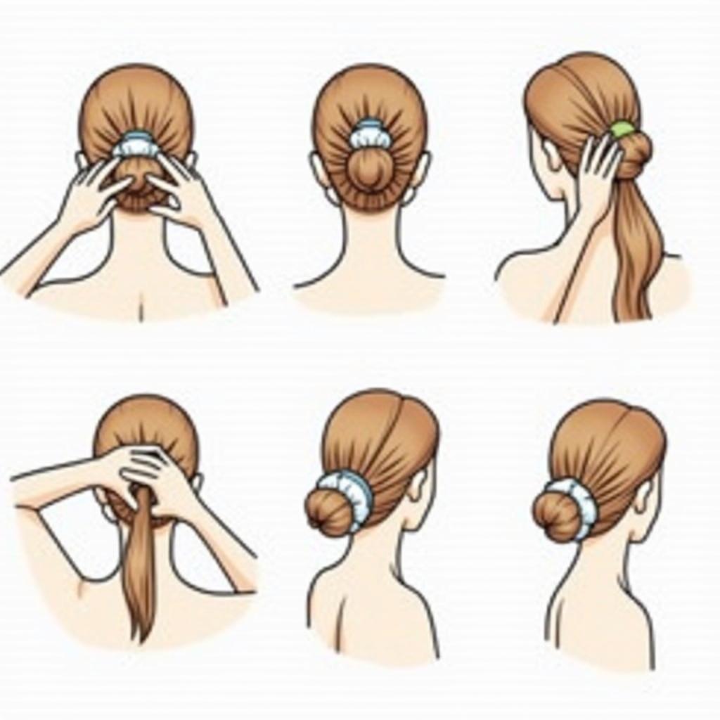 Step-by-step guide on how to use Swirlydo hair ties.