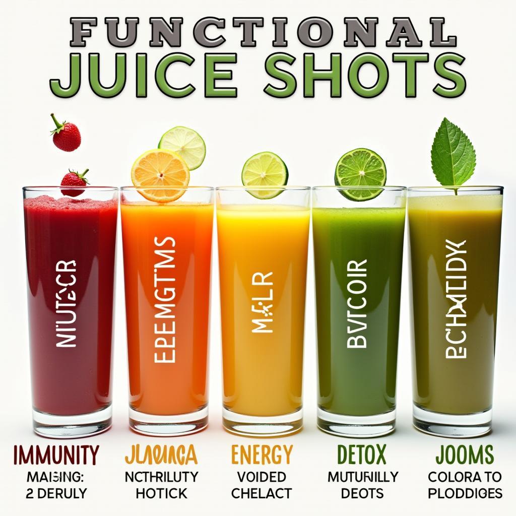 Assortment of Functional Juice Shots