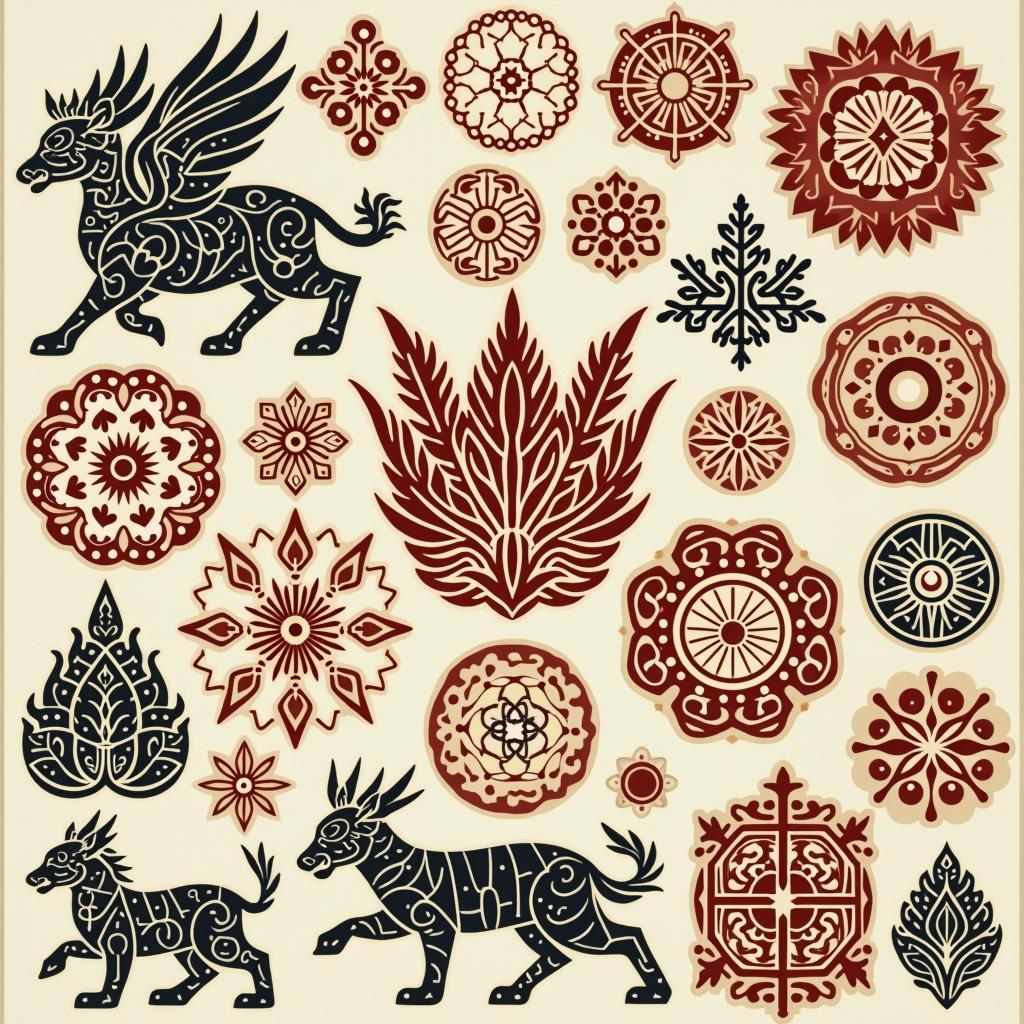 Variety of Sak Yant Designs