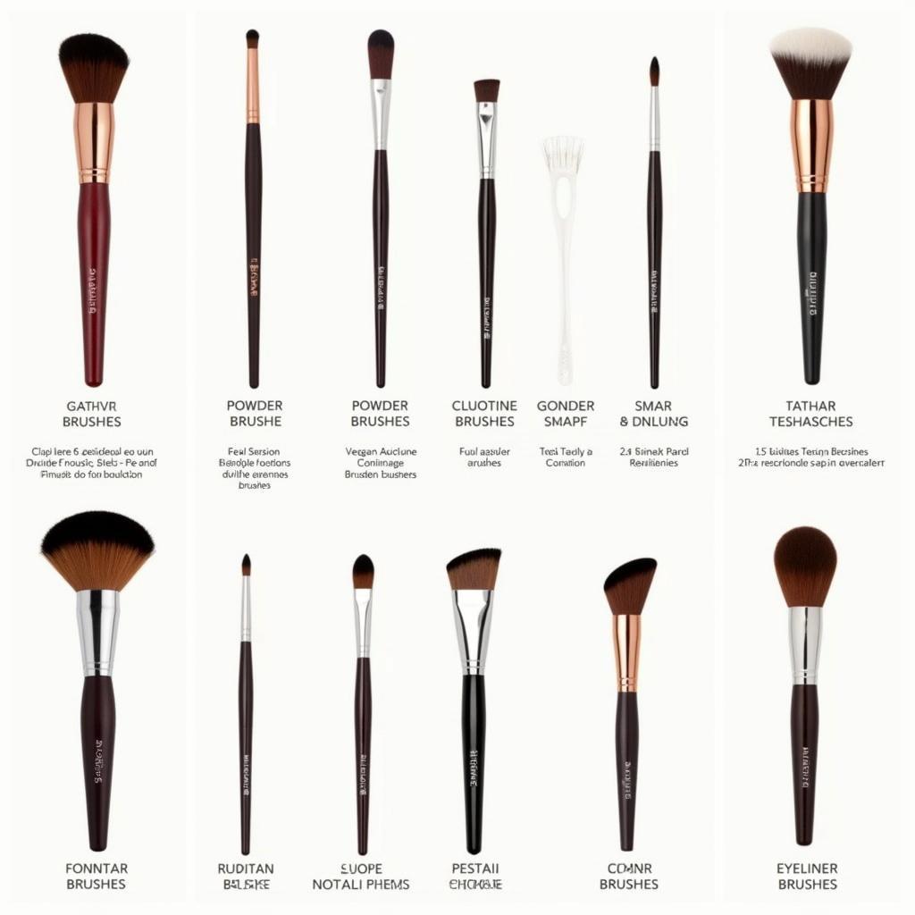 Different Types of Vegan Makeup Brushes