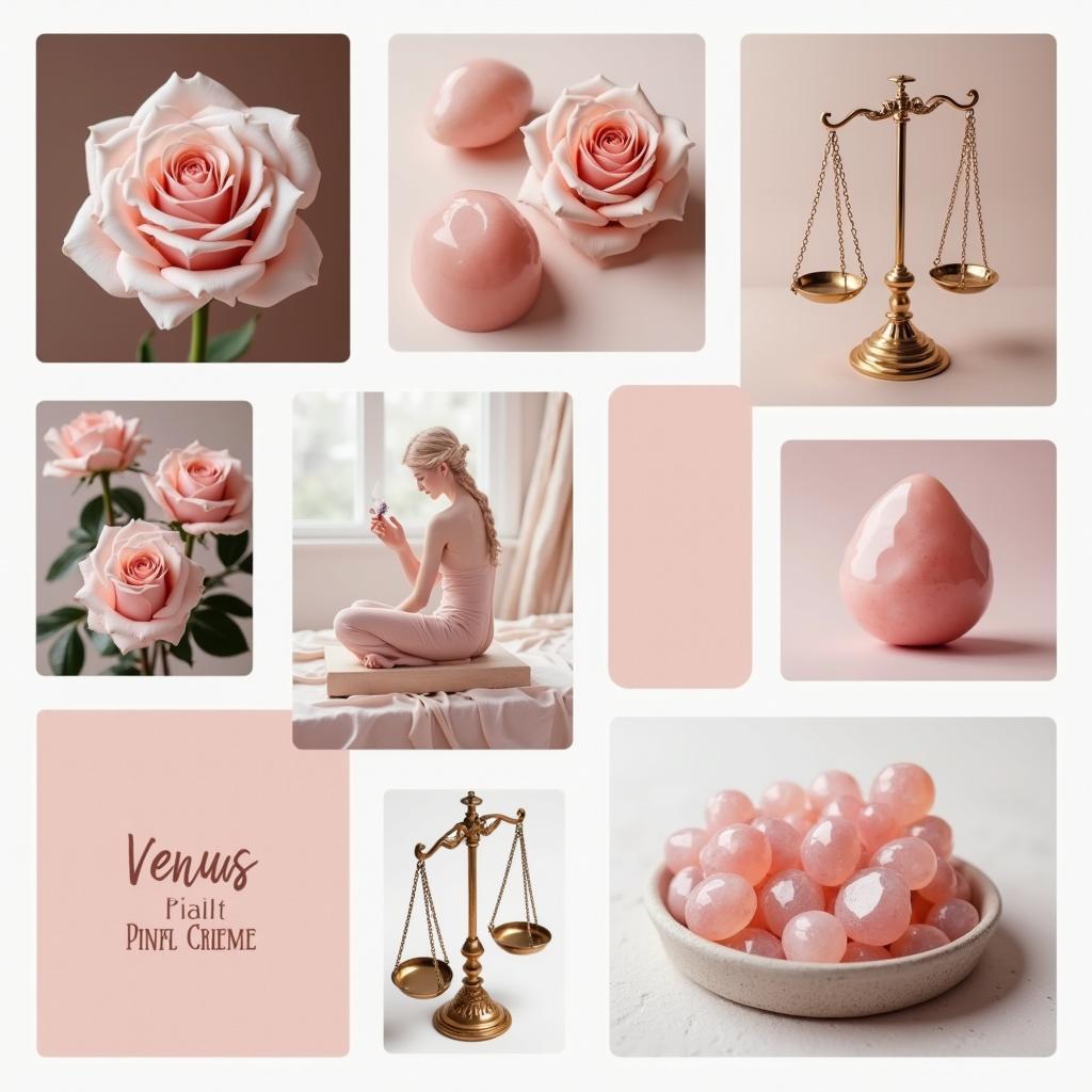 Venus & Pink Creme Moodboard