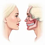 Illustration of Vertical Dimension Loss