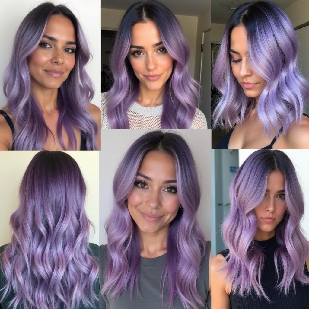 Violet Ash Hair Inspiration Images