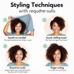 Styling Techniques for Defined Water Curls