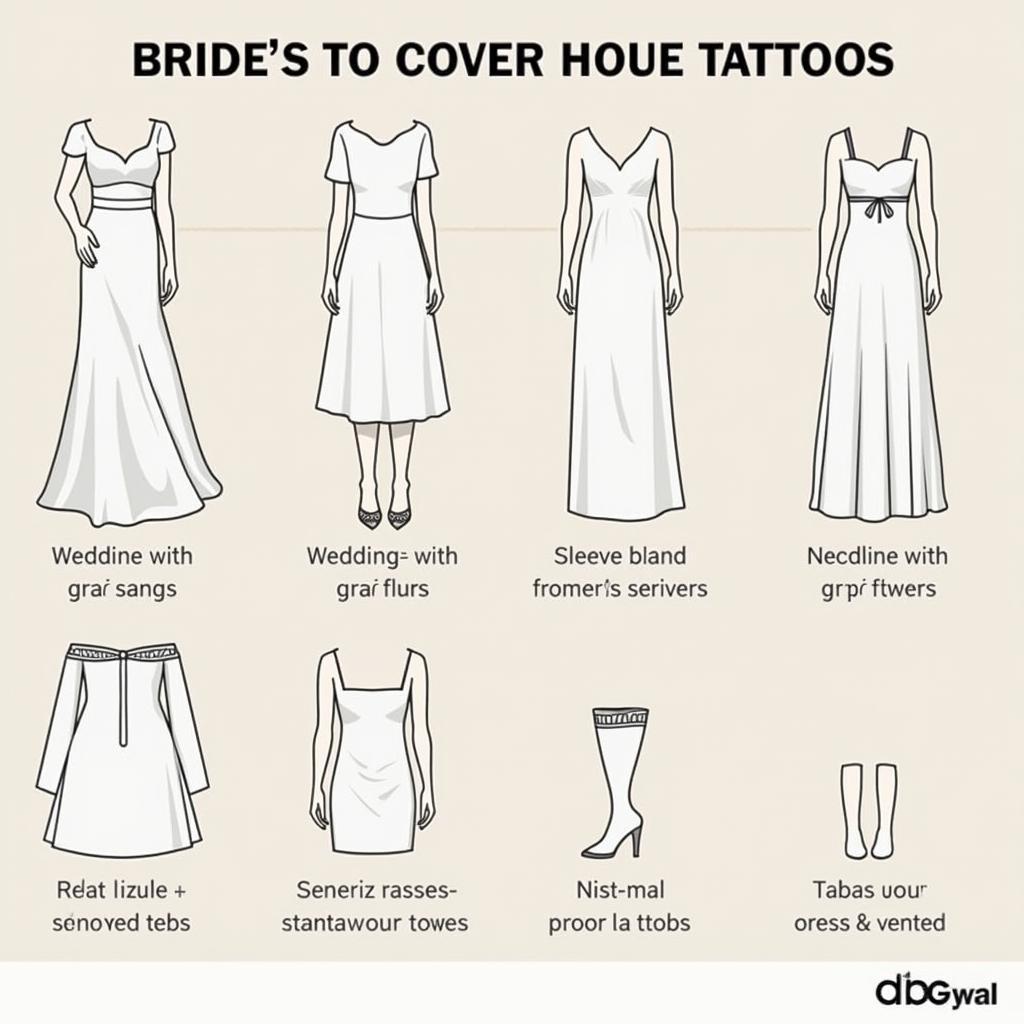 Wedding Dress Styles for Covering Tattoos