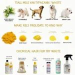 Different Types of White Hair Dye for Dogs