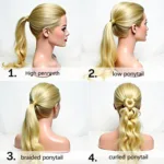 Wig Ponytail Blonde Styling Tips