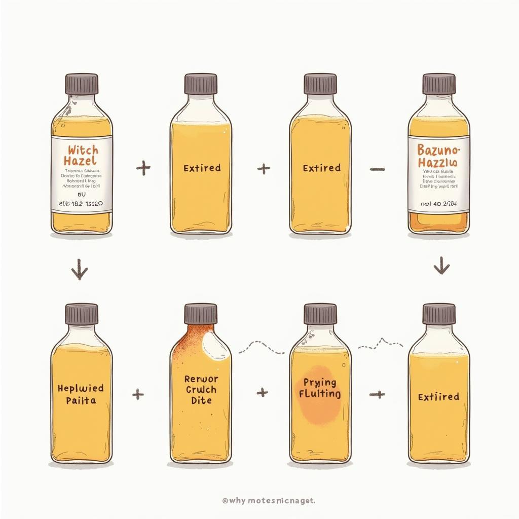 Witch Hazel Shelf Life Illustration