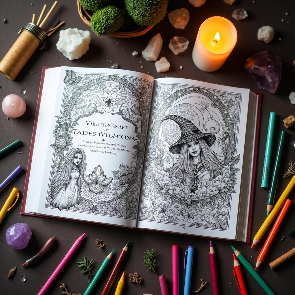 Witchcraft Coloring Tools