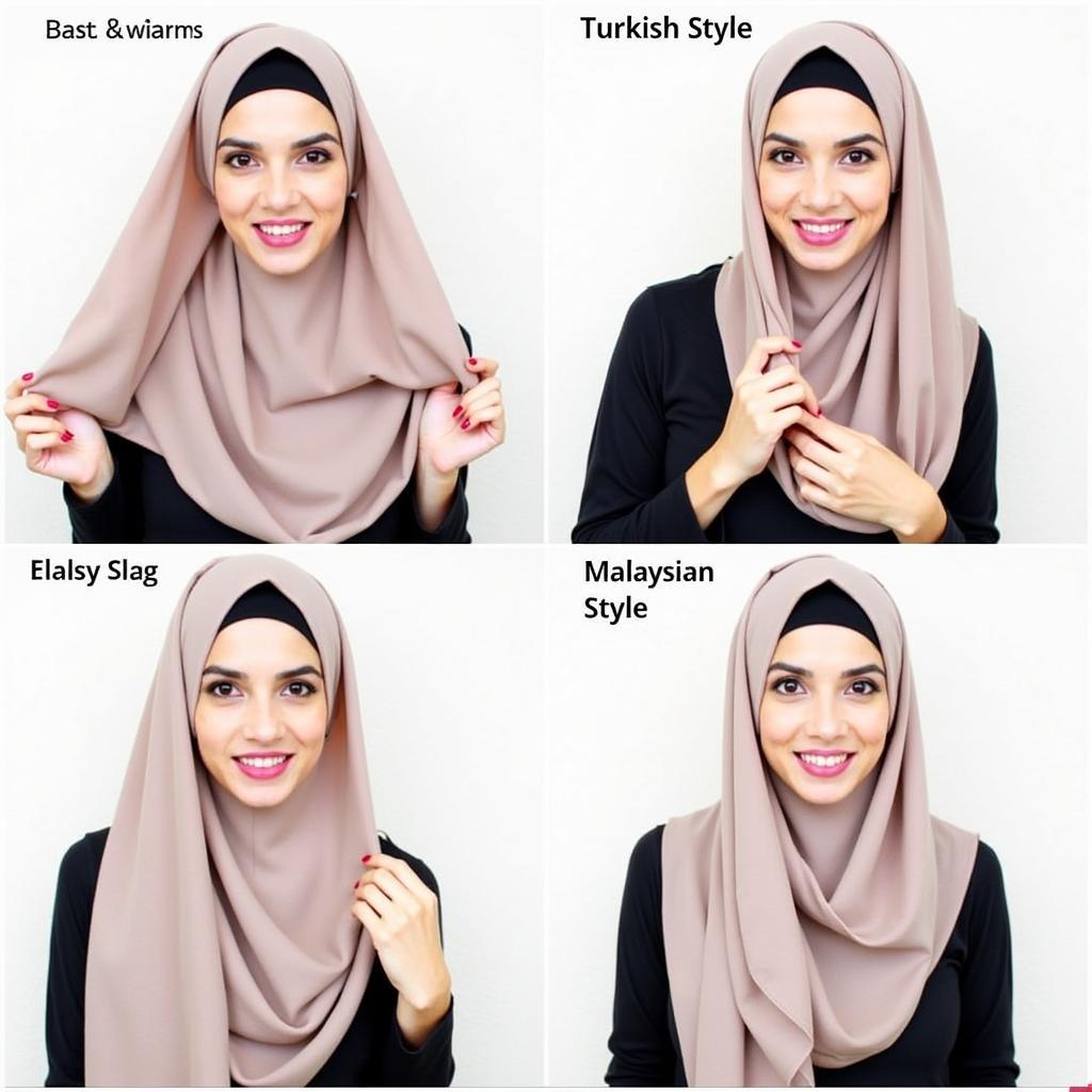 Women's Hijab Scarves: Styling Tutorials