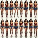 Evolution of Wonder Woman's Costume Through the Decades