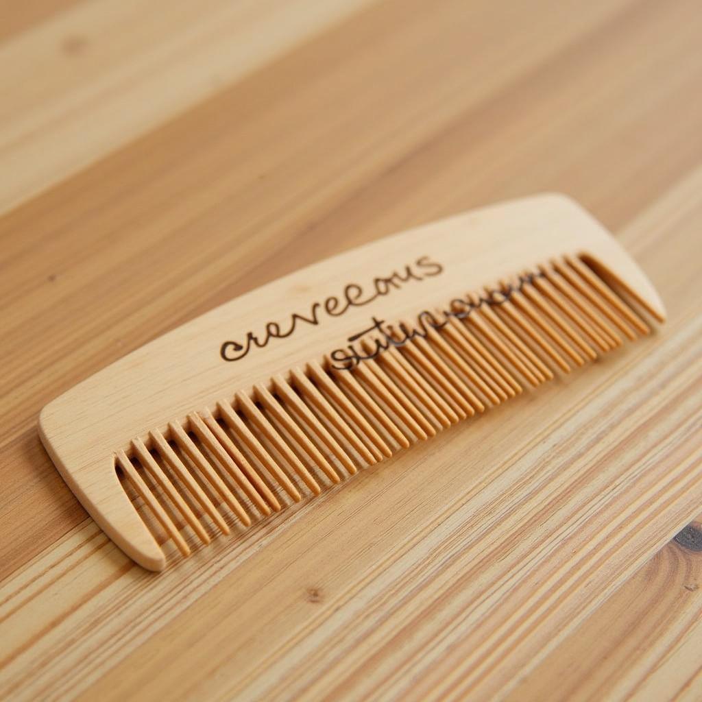 Wooden Detangling Comb