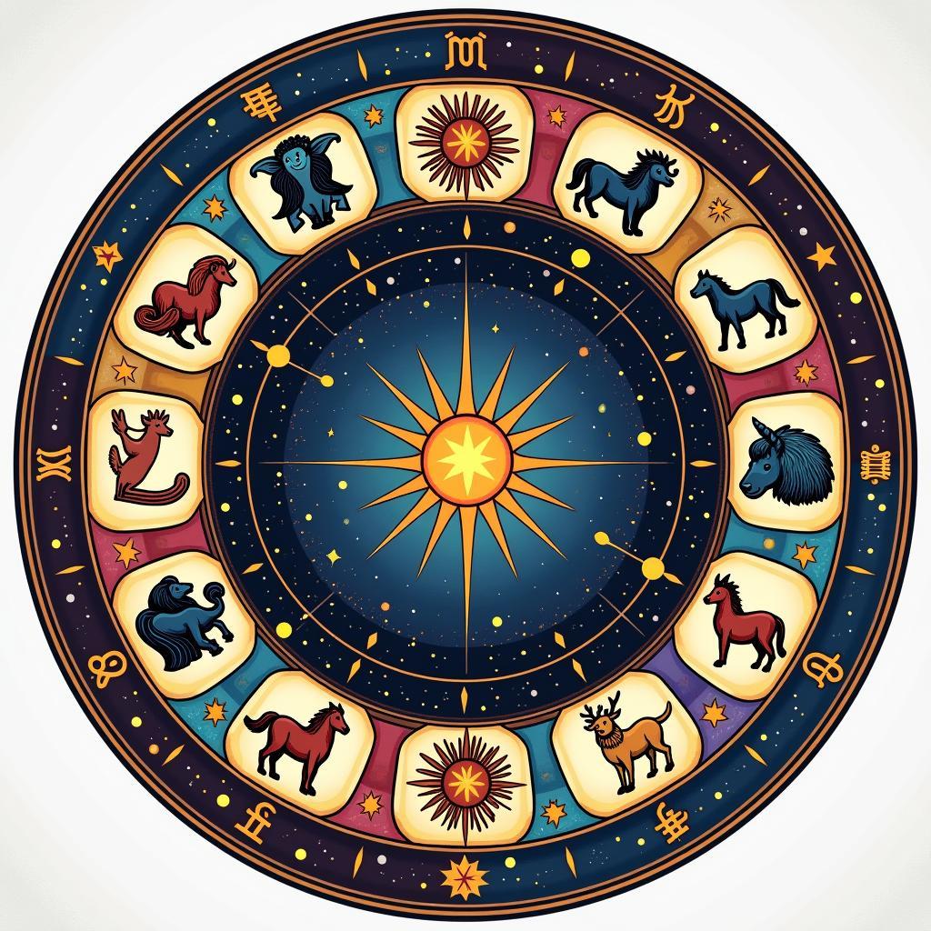 Zodiac Sign Wheel